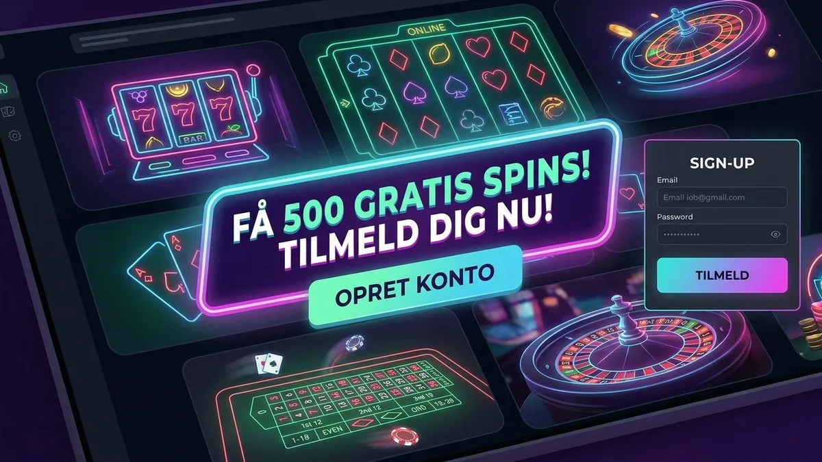 Tilmelding med bonus